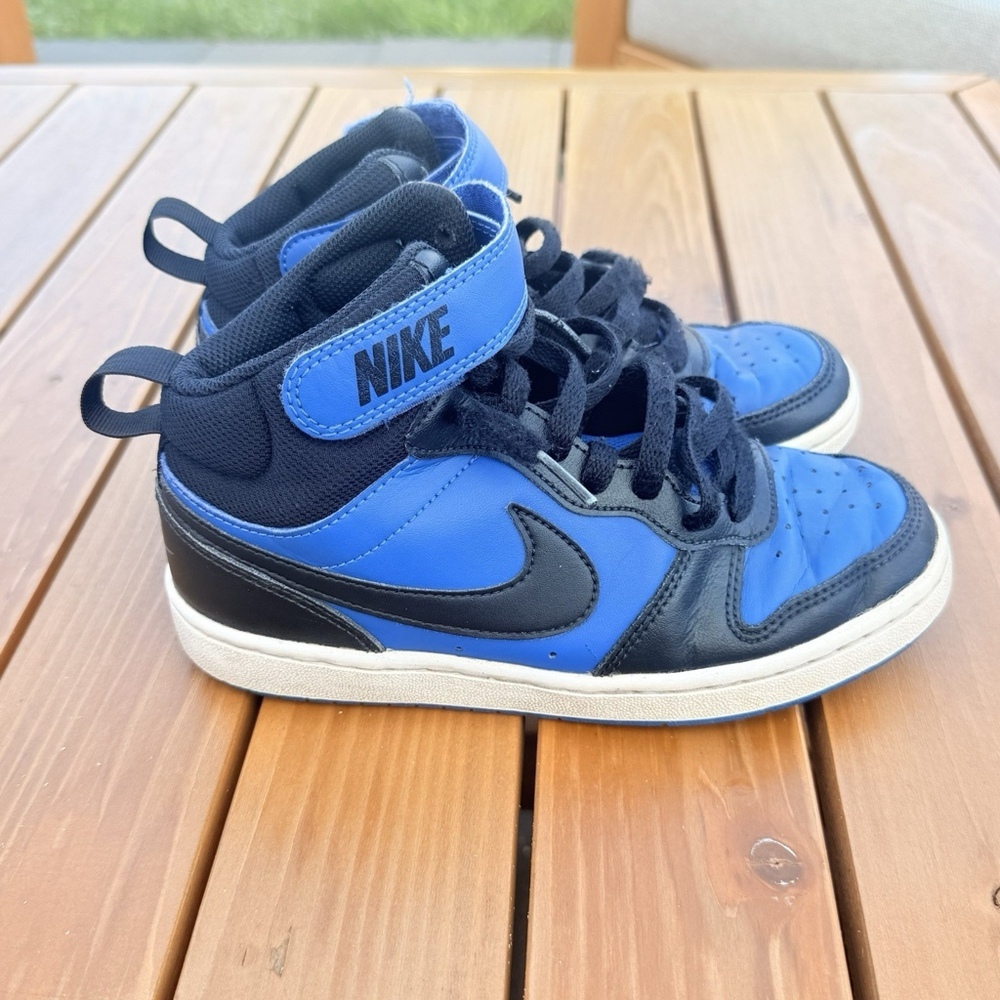Nike Court Borough Shoes Mid 2 CD7782-404 Blue Sneakers 4Y